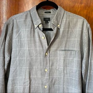 J.Crew Gray Check Shirt